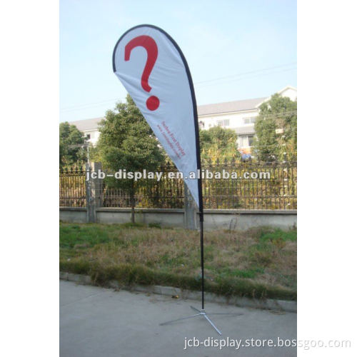 Ideal standing flying banner